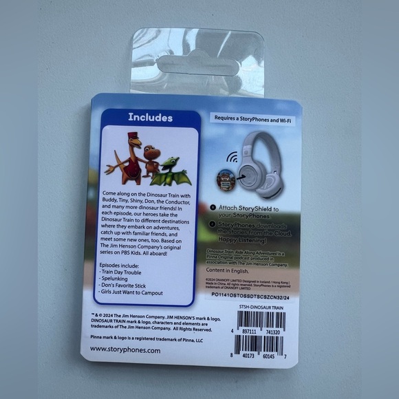 StoryPhones Pinna Disk Dinosaur - Picture 3 of 3